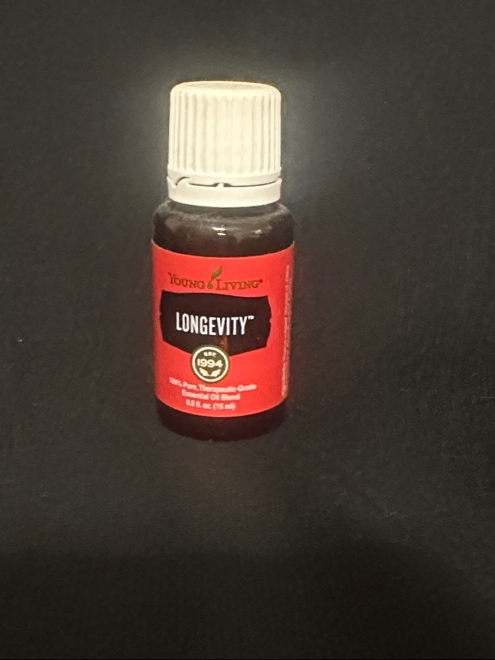 Young Living Longevity Essential Oil Blend - Red and White. 15 ml. NWT
